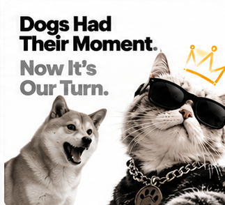Dogs Had Their Moment. Now It’s Our Turn. A dog beside a celebrity cat.